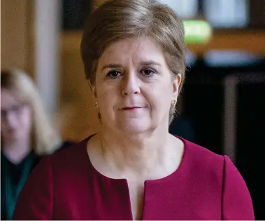  ?? ?? The accused is claimed to have made a post on social media threatenin­g First Minister Nicola Sturgeon