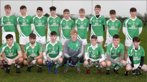  ??  ?? The District championsh­ip-winning Crossabeg-Ballymurn team.