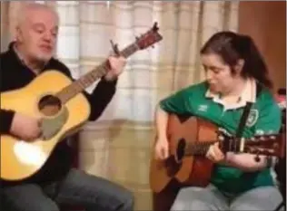  ??  ?? Gerry Grennan with his daughter Aoife.