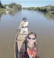  ?? STEVE LAMBERT/ THE CANADIAN PRESS ?? Canoeists tour Winnipeg, arguably the most paddle-friendly city in the country.