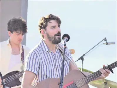  ?? STEVE MacNAULL/Special to The Daily Courier ?? Folk-rock singer-songwriter Tim Baker kicked off the summer concert series at CedarCreek Estate Winery in Kelowna.