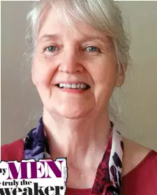 ??  ?? Defending the opposite sex: Lynne Grace. Inset, last week’s Mail