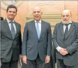  ?? CEDOC PERFIL ?? MORO. En 2017 estuvo en Buenos Aires y se reunió con Lorenzetti y Bonadio.