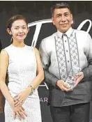  ??  ?? Top 2 Ultherapy awardees Dr. Philip Bunag and Dr. March Barbaran of Belo Medical Group