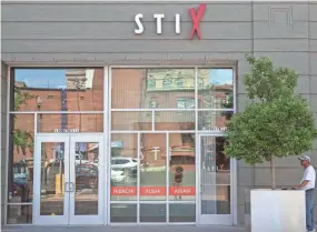  ?? ARIEL COBBERT/ THE COMMERCIAL APPEAL ?? The new STIX restaurant opens in the 2,600-square-foot space at 150 Peabody Place Memphis on Tuesday.