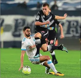  ??  ?? Nicolas de Préville a marqué, contre l’OM, son premier but avec Bordeaux.