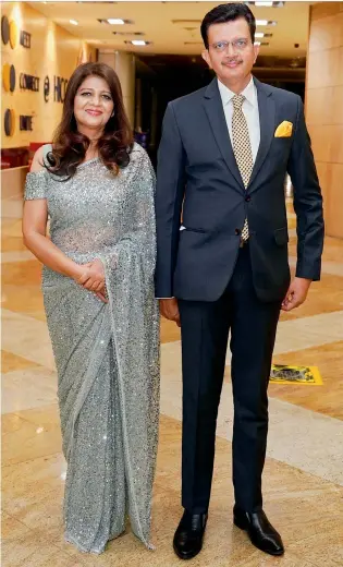  ?? ?? IPS Shikha Goel, director of Telangana’s Anti-Corruption Bureau (ACB) with husband Vijay Kumar, who is also an IPS