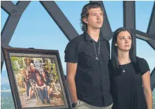  ?? AAron Ontiveroz, The Denver Post ?? Nicholas and Nicole Walters won a $26.6 million jury verdict in civil court this week against a trucking company whose driver killed their parents, Mike and Jill Walters, after falling asleep at the wheel.