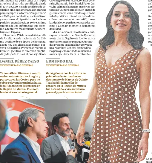  ?? // EFE ?? La presidenta de Cs, Inés Arrimadas, el último día de la campaña del 19-J