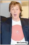  ??  ?? McCartney