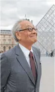 ?? FOTO: AFP ?? Architekt Ieoh Ming Pei, aufgenomme­n 2006 vor dem Louvre in Paris.