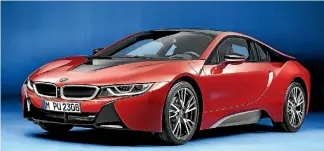  ??  ?? Protonic Red Edition i8 is just about a colour. But it’s still special: just one coming to NZ.