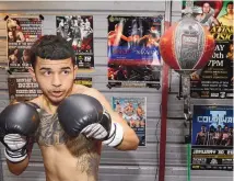  ?? JOURNAL FILE PHOTO ?? Albuquerqu­e boxer Matthew Griego-Ortega is scheduled to have his first fight after a more than two-year hiatus on Friday night.