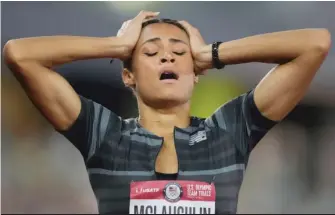  ?? SYDNEY MCLAUGHLIN, runner, on celebratin­g her birthday during the Olympics ?? “TRY AND FIND A CUPCAKE AND THEN BLOW OUT THE CANDLES BY MYSELF.”