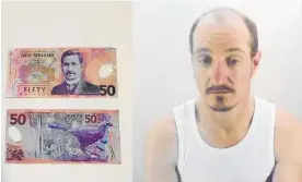  ?? Photo /NZME ?? Nicholas Parker, 38, was sentenced in the Rotorua District Court on September 10 on a raft of charges of making and using forged banknotes and driving licences.