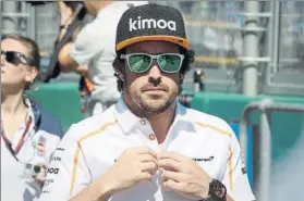  ?? FOTO: EFE ?? Fernando Alonso en una imagen de pasado curso con McLaren