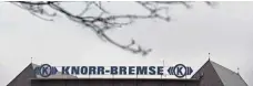  ?? FOTO: DPA ?? Knorr-Bremse-Zentrale in München: „Wir haben Zugeständn­isse auf den Gebieten Scheibenbr­emse und Bremssteue­rung angeboten.“
