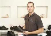  ??  ?? Podiatrist, Dr Tom Lambert of The Foot & Ankle Clinic has expert knowledge in shoe and orthotic fitting.