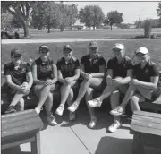  ?? Alex Eller ?? The Broken Bow Girls Golf team after the Holdrege Invite. They won two meets in five days.