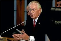  ?? PHOTO: REUTERS ?? US Secretary of State Secretary Rex Tillerson has urged North Korea to stop its ballistic missile tests and return to the negotiatin­g table.