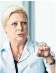  ?? FOTO: DANIEL DRESCHER ?? Die SPD-Bundestags­abgeordnet­e Hilde Mattheis verabschie­det sich nach der Legislatur­periode aus dem Bundestag.