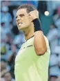  ??  ?? El manacorí Rafael Nadal celebra su triunfo contra Kohlschrei­ber