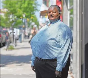  ?? CP PHOTO ?? Consultant Tomee Sojourner-Campbell, who specialize­s in the area of consumer racial profiling, poses for a portrait in Toronto on Sunday.