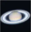  ??  ?? Saturn’s low altitude makes getting a clear telescopic view quite challengin­g