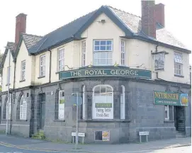 ??  ?? The Royal George pub in Nottingham Road, Loughborou­gh.
