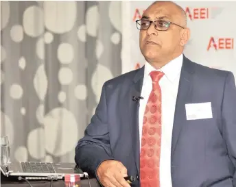  ?? PHOTO: BHEKI RADEBE ?? AEEI chief executive Khalid Abdulla says the group’s key to success was to be agile and adapt to market conditions.