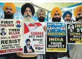  ?? ?? Ca. 700.000 Sikhs leben in Kanada. Der Zorn über die Ermordung von Hardeep Singh Nijjar unter ihnen ist groß