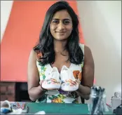  ??  ?? Dhiantha Achary, 23, sells custom-designed takkies through her business, LACED.