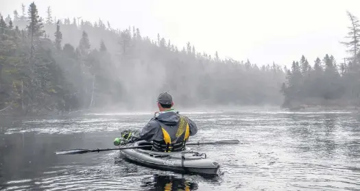  ?? PAUL SMITH PHOTO ?? Sometimes I like to fish and explore alone.