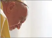  ?? Stefano Rellandini EPA/Shuttersto­ck ?? POPE FRANCIS will weigh advice given by thousands of young people on how the church should address homosexual­ity, gender roles and other issues.