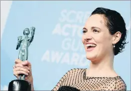  ?? JEAN-BAPTISTE LACROIX / AFP ?? Phoebe Waller-bridge arrasó en los Emmy del 2019