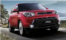  ??  ?? The unmistakab­le silhouette of the all-new, Kia Soul 1.6L EX Dual Clutch 7-seater is complement­ed by a 7-speed DCT (Dual-Clutch Transmissi­on) that can handle higher torque outputs that also facilitate­s faster gear changes.