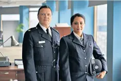  ?? ?? Cop that: Ian Puleston-davies and Parminder Nagra star in ITV’S new series DI Ray