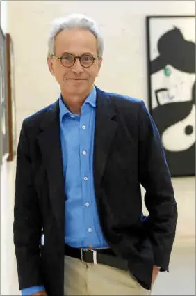  ?? Foto: FRANCISCO UBILLA ?? Emmanuel Guigon, ayer en la Fundació Miró.