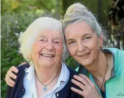  ?? MARK TAYLOR/STUFF ?? Alandale Retirement Village resident Isabella Campbell and her daughter Christina. Christina believes residents have been treated ‘‘appallingl­y’’.