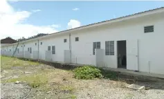  ??  ?? Photo shows the new 15-door longhouse block of Uma Kulit.