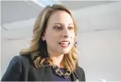  ?? J. SCOTT APPLEWHITE AP ?? A lawsuit by former U.S. Rep. Katie Hill against the Daily Mail was dismissed Wednesday by a judge.