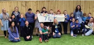  ??  ?? ●● Youngstars at Shawclough Primary School