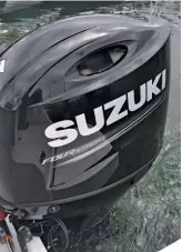  ??  ?? Below left: The Suzuki DF200 APX outboard