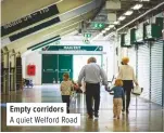  ??  ?? Empty corridors
A quiet Welford Road