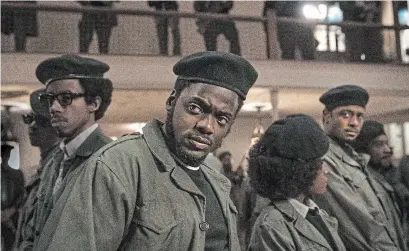  ?? GLEN WILSON THE CANADIAN PRESS ?? Daniel Kaluuya portrays Black Panther leader Fred Hampton in the film “Judas and the Black Messiah.”