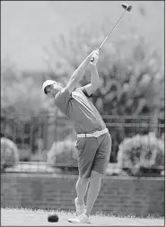  ?? Arkansas Democrat-Gazette/THOMAS METTHE ?? Stafford Gray of Lonoke leads after the second round of the Maumelle Classic. Gray shot a 2-under-par 70 on Saturday at Maumelle Country Club and leads Ryan Spurlock by one stroke.