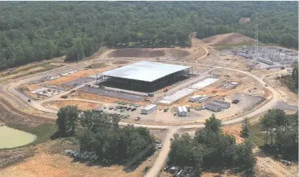  ?? TVA PHOTO ?? Work is underway on Tennessee Valley Authority’s operation center on Highway 58 in Meigs County. TVA held a tour for area media Tuesday.