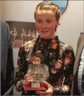  ?? Niamh O’Mahony (An Riocht) winner of the Kerry Juvenile cross country award. ??