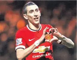  ?? AP ?? Corazón. Di María tuvo una vuelta feliz en el Manchester United.