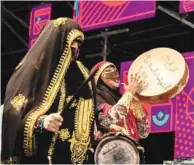  ?? ?? Al Nahda Ladies Group comprises 24 women who specialise in traditiona­l Qatari dance performanc­es.